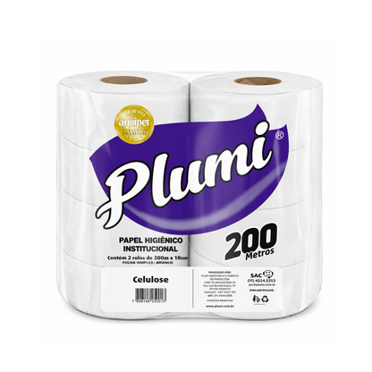 PAPEL HIGIENICO 100% CELULOSE.- FD C/8X200M