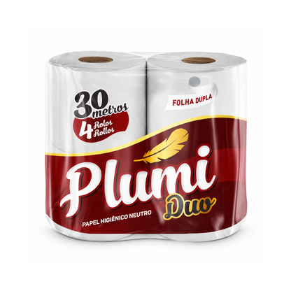 PAPEL HIGIENICO FOLHA DUPLA - FD C/4X30M