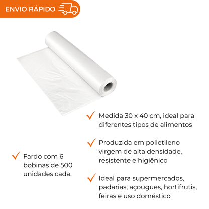 BOBINA PICOTADA 30X40. - FD C/6X500