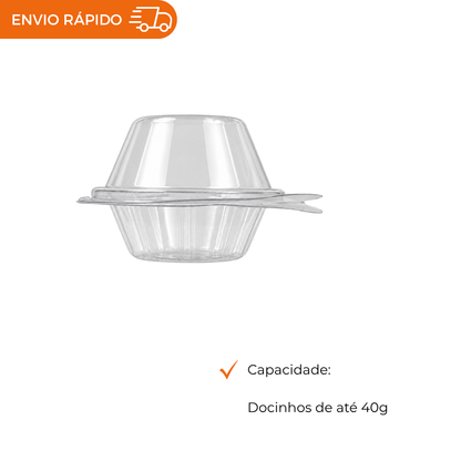 BLISTER PARA DOCES PET 50 UNIDADES | EMBALAGEM PARA DOCINHOS ATÉ 40G