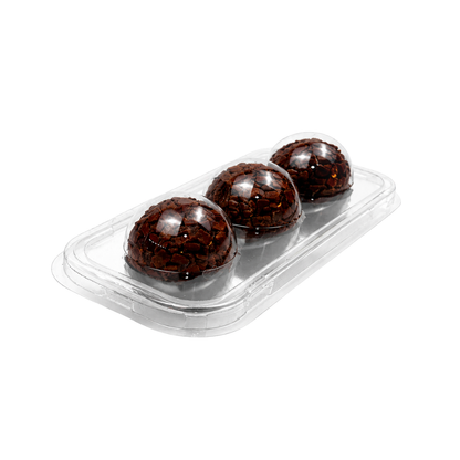 EMBALAGEM CRISTAL PARA 3 DOCINHOS PET 5 UNIDADES TRUFAS E DOCES