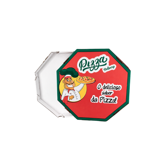 EMB. P/PIZZA 35CM BRANCA IMPRESSA - PC C/25