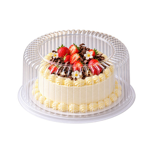 EMBALAGEM PET TORTA PQ PT - G 50MM - CX C/50