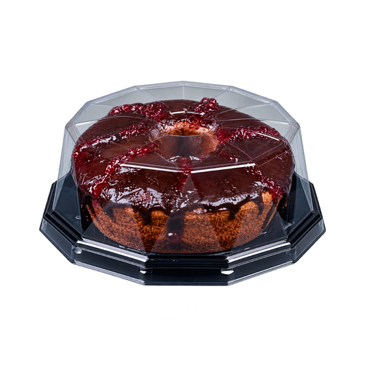 EMBALAGEM PET TORTA MINI PT - G 32DEPR - CX C/100