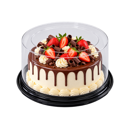 EMBALAGEM PET TORTA PQ PT - G 50MCT - CX C/50