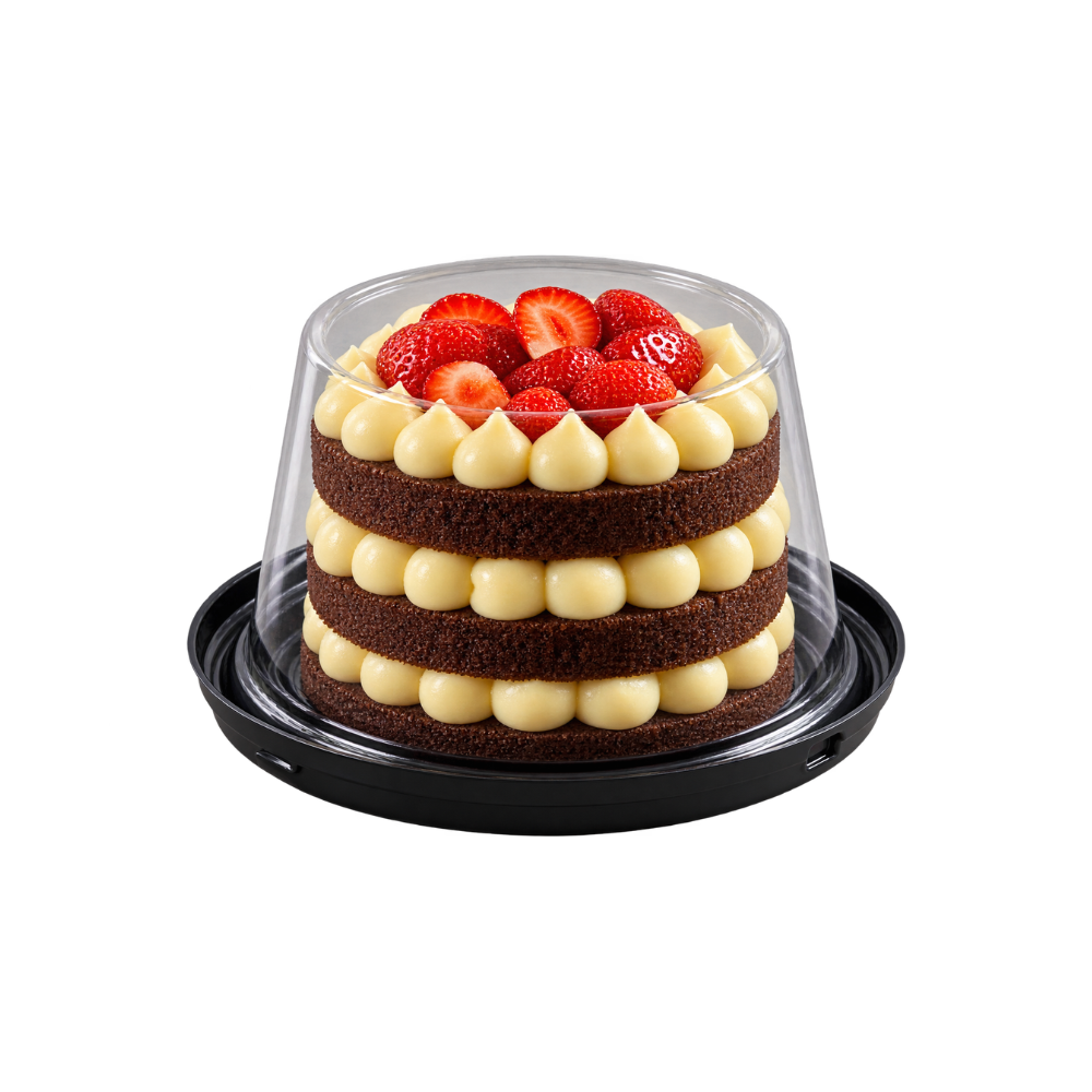 EMBALAGEM PET TORTA MINI PT - G 31CT - CX C/100