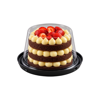 EMBALAGEM PET TORTA MINI PT - G 31CT - CX C/100