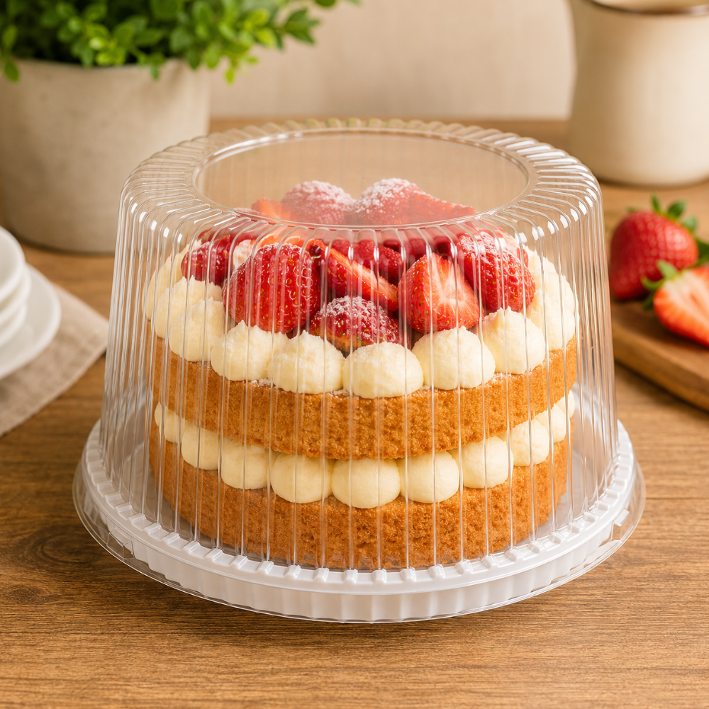 EMBALAGEM PET TORTA MINI BR - G 32MA - CX C/100