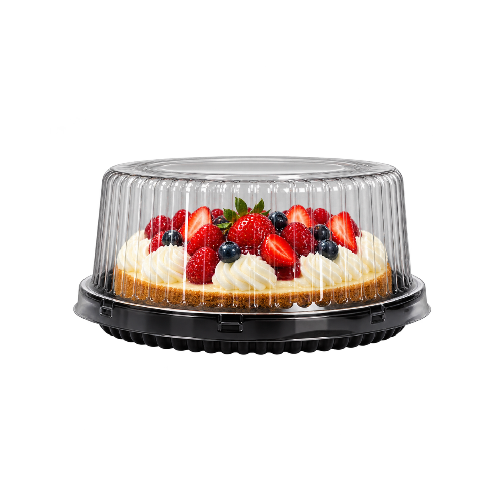EMBALAGEM PET TORTA MINI PT - D 32B - CX C/100