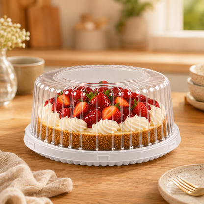 EMBALAGEM PET TORTA MINI BR - D 32B - CX C/100