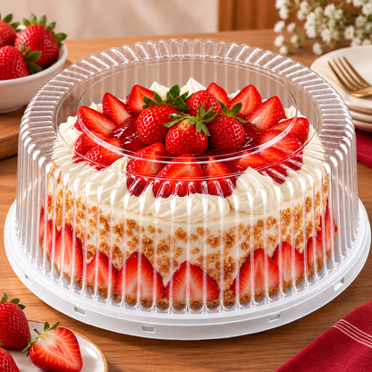 EMBALAGEM PET TORTA GRANDE BR - G 60MM - CX C/50