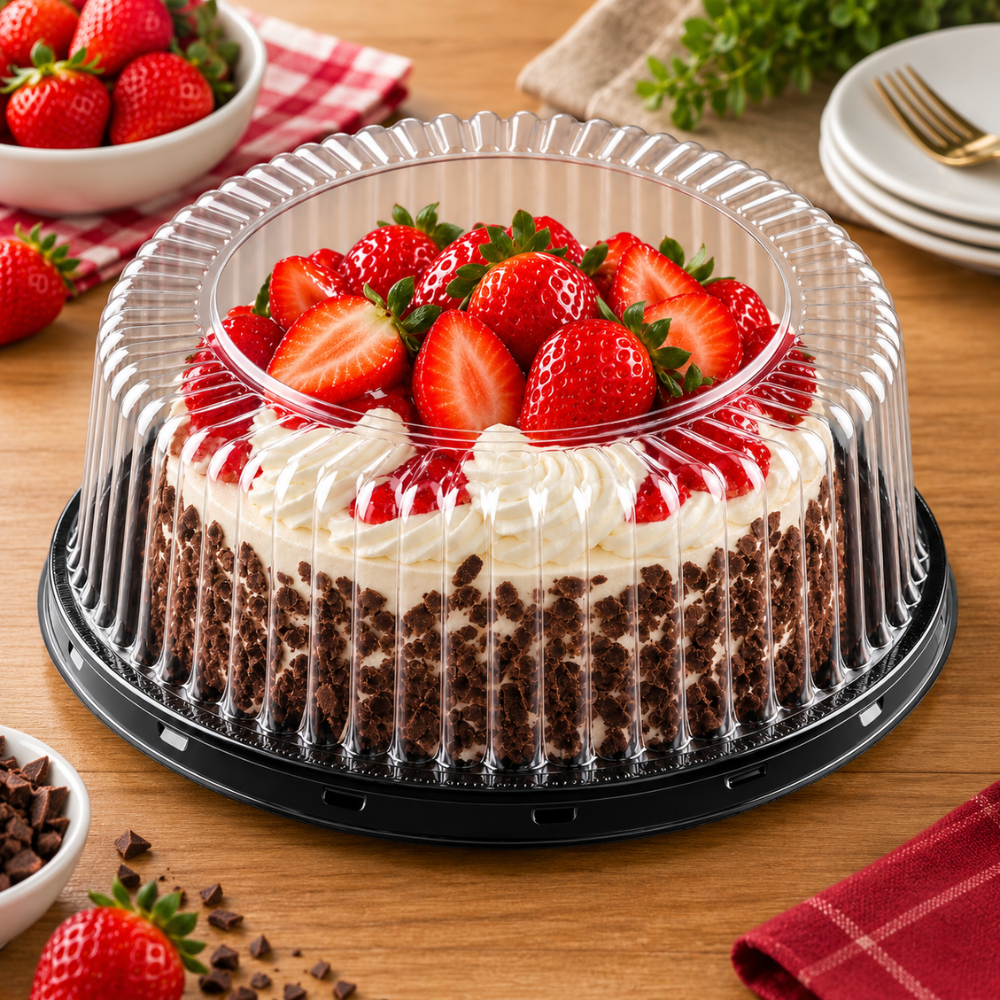 EMBALAGEM PET TORTA BAIXA PT- G 56MB - CX C/50