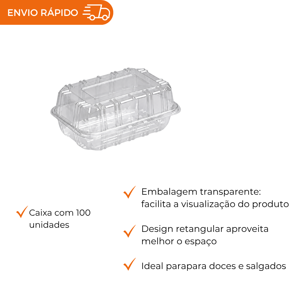 EMBALAGEM PET DOCE ARTICULADO - DA 20 - CX C/100