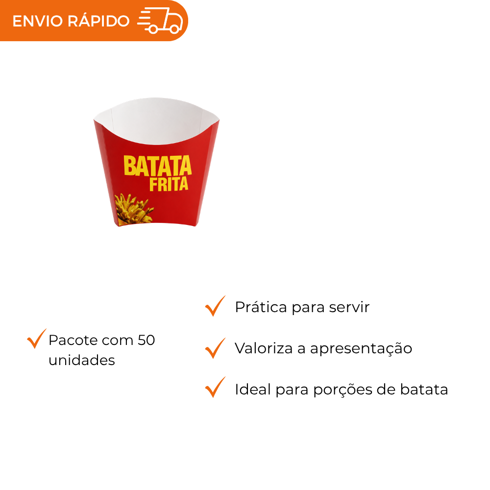EMBALAGEM PARA BATATA GRANDE VERMELHA - PC C/50