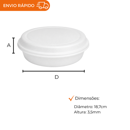 MARMITEX DE ISOPOR C/ TP 500ML- PT-500. - FD C/50