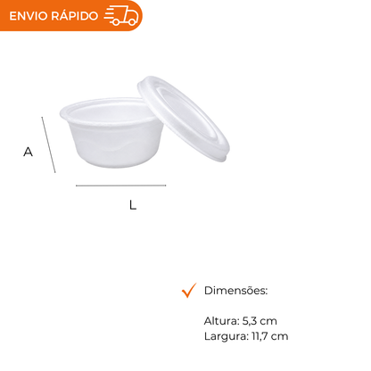 MARMITEX DE ISOPOR C/ TP 300ML- PT-300. - FD C/50