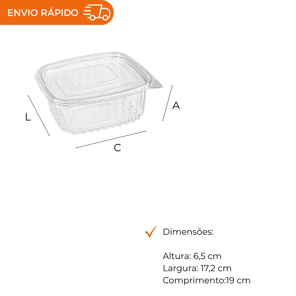 POTE 1000ML PET RET. ARTICULADO - PF 94 - CX C/200