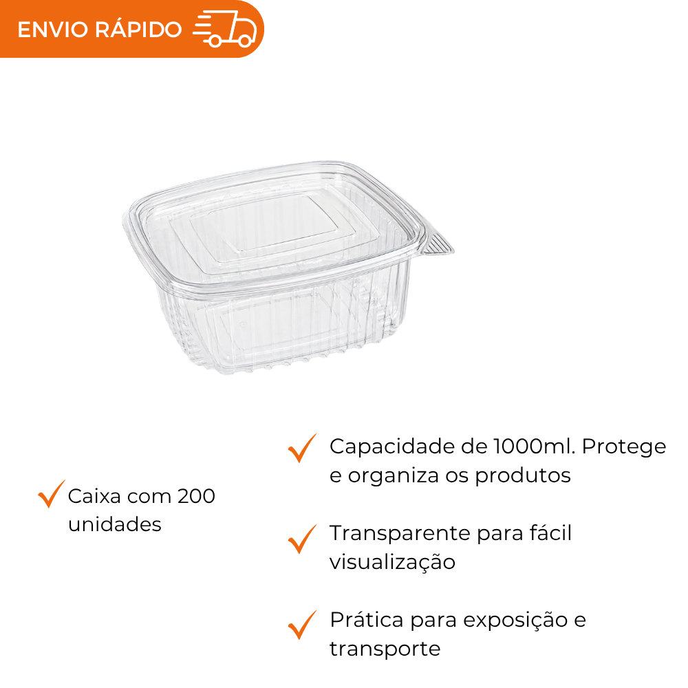 POTE 1000ML PET RET. ARTICULADO - PF 94 - CX C/200