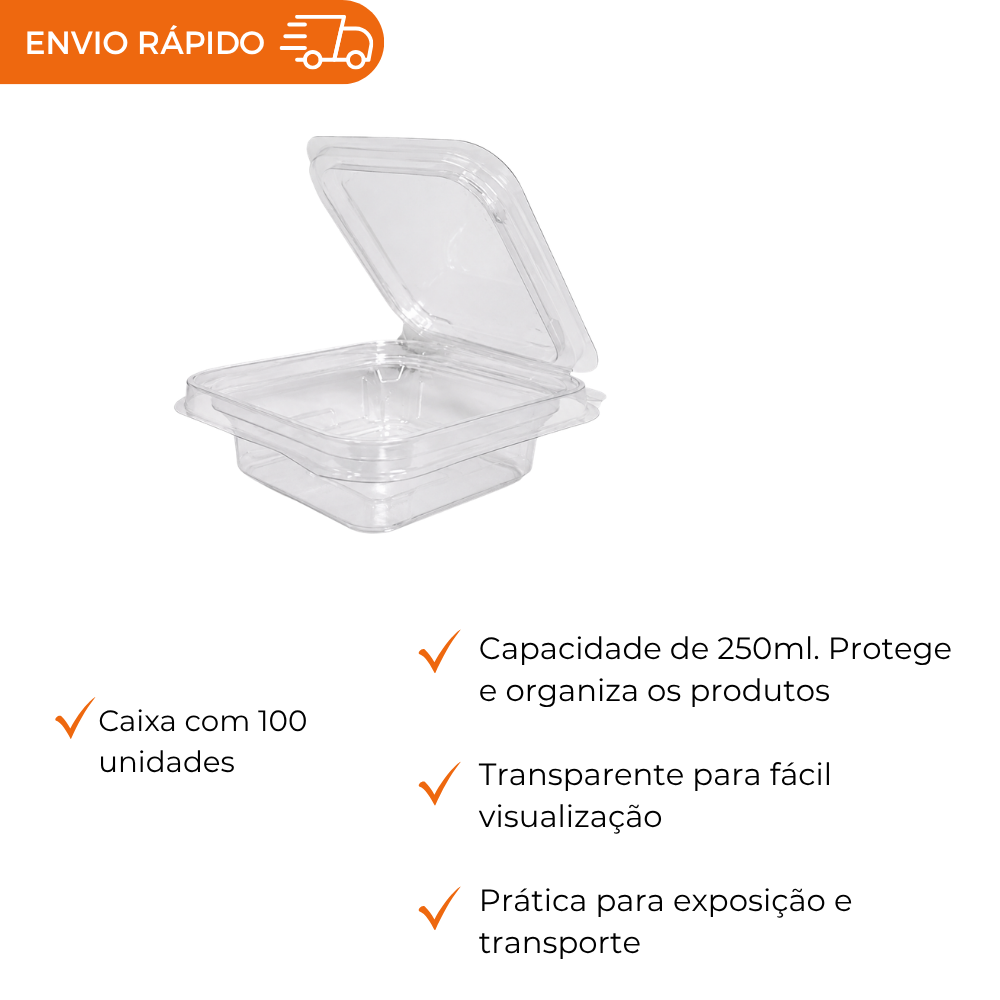 POTE 250ML PET COM LACRE - D 730 - CX C/100