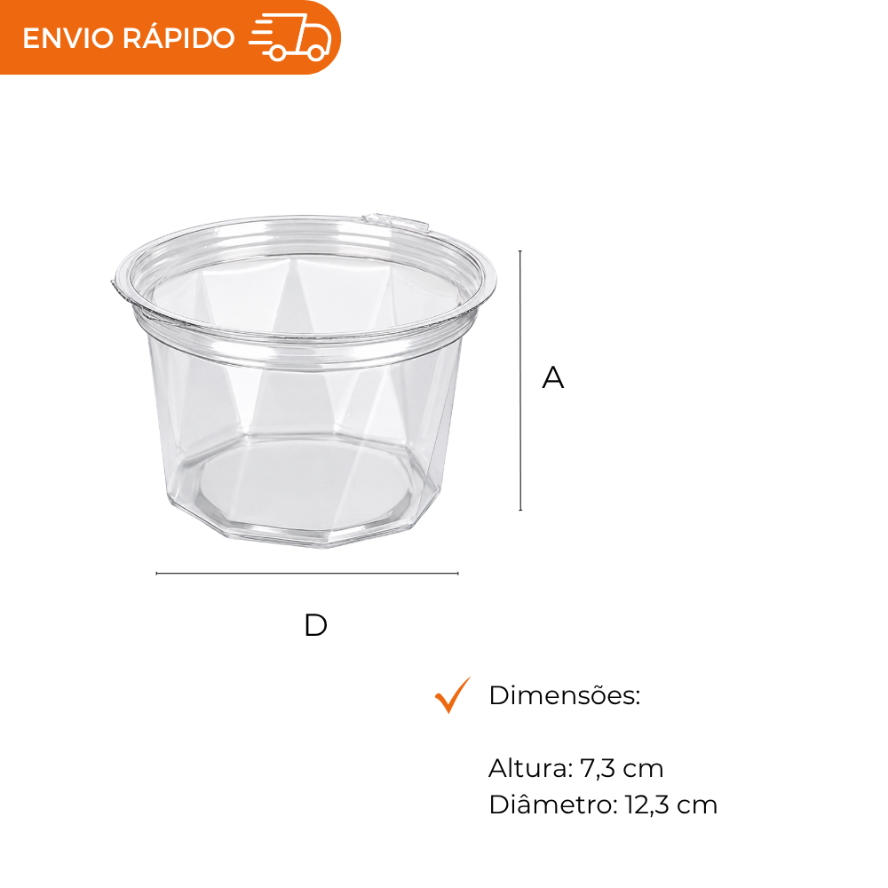 POTE 450ML PET RED. ARTICULADO - G 771D - CX C/200