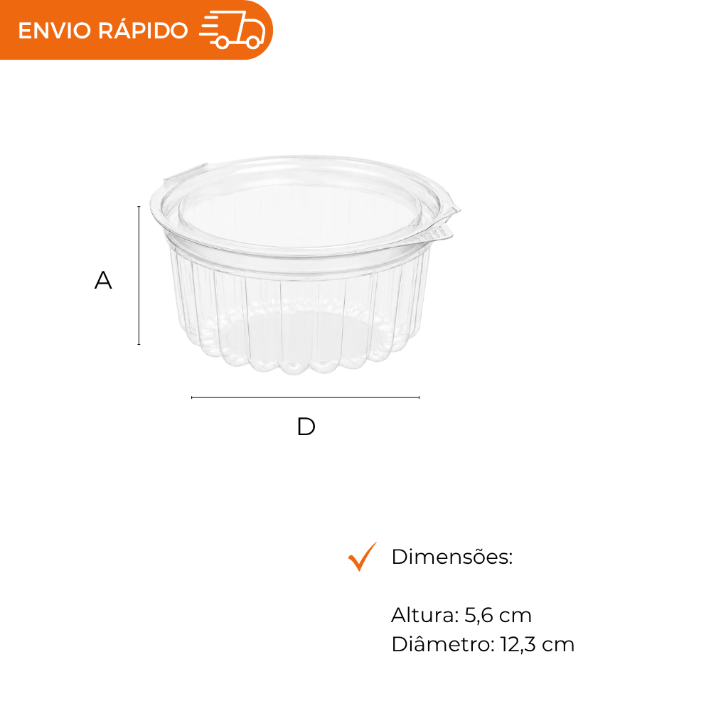 POTE 350ML PET RED. ARTICULADO - D 750R - CX C/200