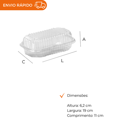 EMBALAGEM PET LEVA DOCE ALTO - GA 10 - CX C/100