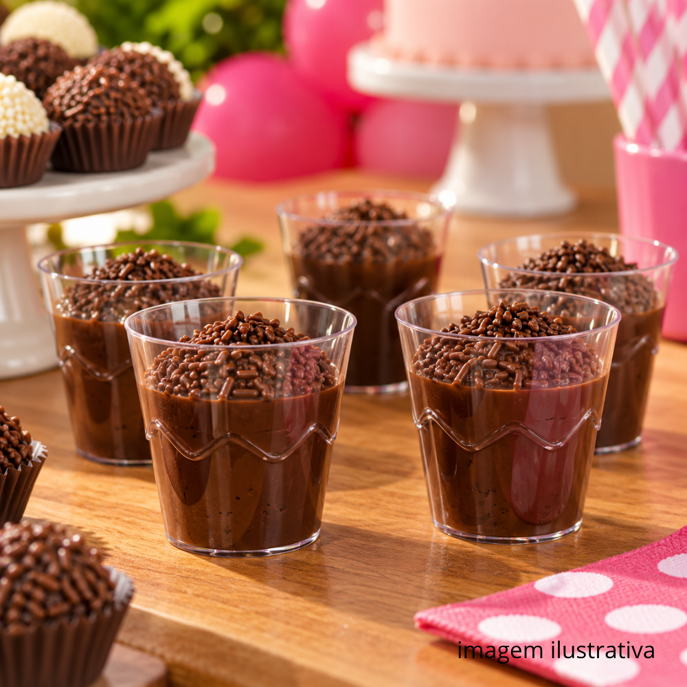 COPO 050 ML BRIGADEIRO CRISTAL - CPS-050 - CX C/50X10