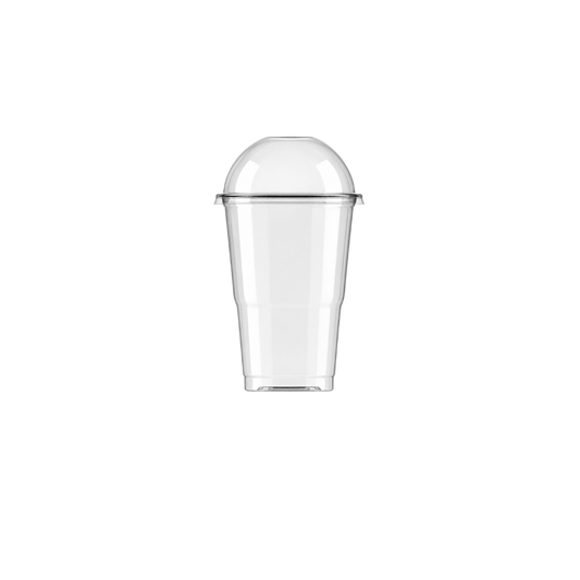 COPO 300 ML DESC. PP BIO CRISTAL C/TAMPA - PC C/20