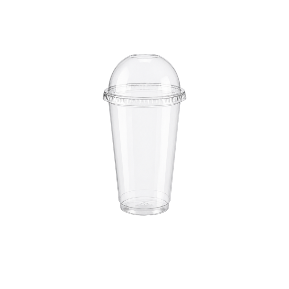 COPO 650ML PET C/TAMPA BOLHA - G 865SF - CX C/14X10
