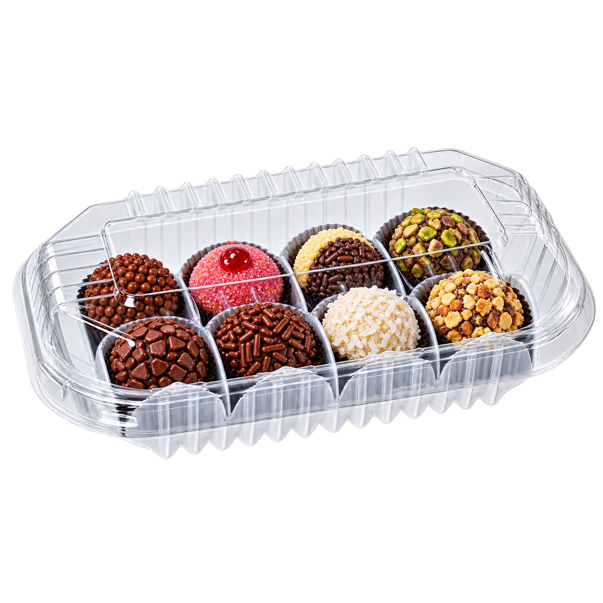 EMBALAGEM PET LEVA DOCE BAIXO - D 08 - CX C/100