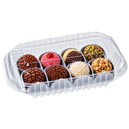 EMBALAGEM PET LEVA DOCE BAIXO - D 08 - CX C/100