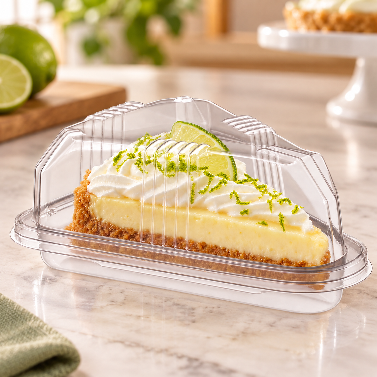 EMBALAGEM PET FATIA TORTA CR MINI G 635 - CX C/400