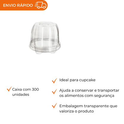EMBALAGEM PET CUPCAKE - G 685 - CX C/300
