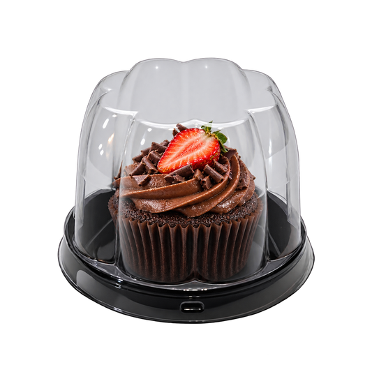 EMBALAGEM PET CUPCAKE BAIXO PT - G 690 - CX C/300