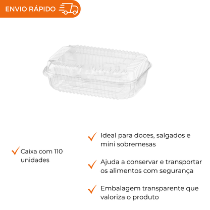 EMBALAGEM PET ROCAMBOLE BAIXO - GA 18SF - CX C /11X10