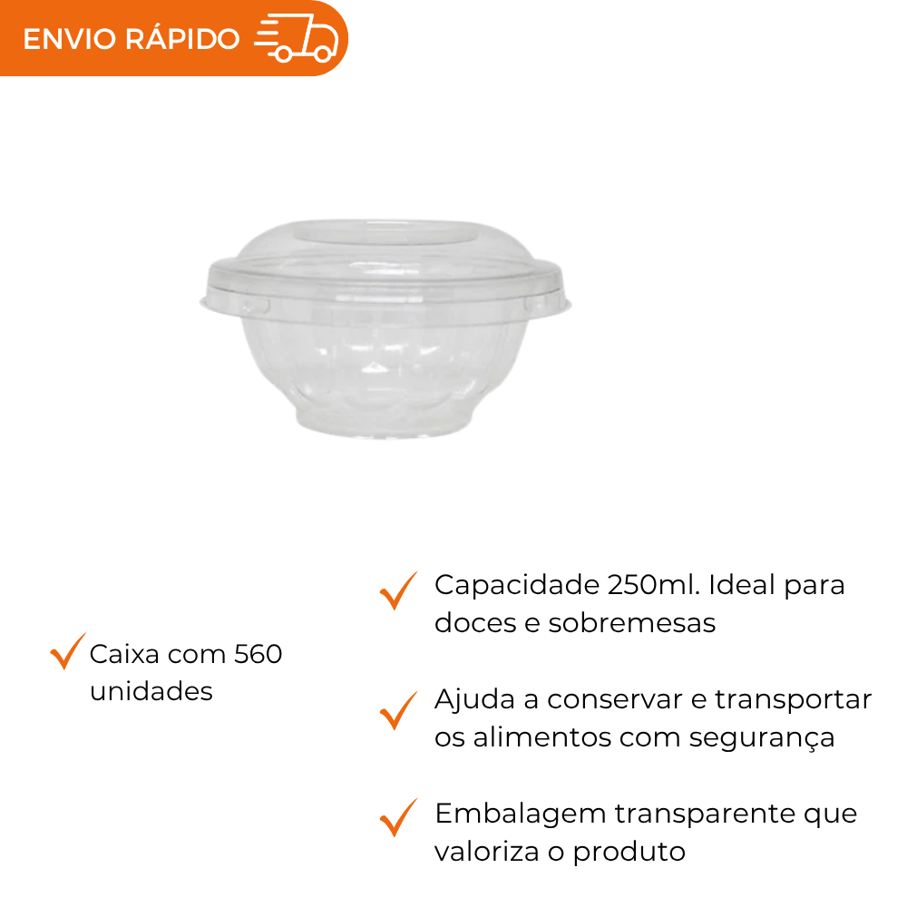 EMBALAGEM PET SOBREMESA IDEAL - G 680SF - CX C/36X10