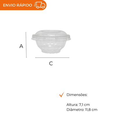 EMBALAGEM PET SOBREMESA IDEAL - G 680SF - CX C/36X10