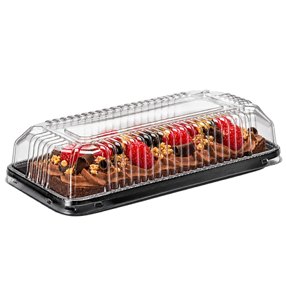 EMBALAGEM PET TORTA RET PQ PT - G 65MB - CX C/50