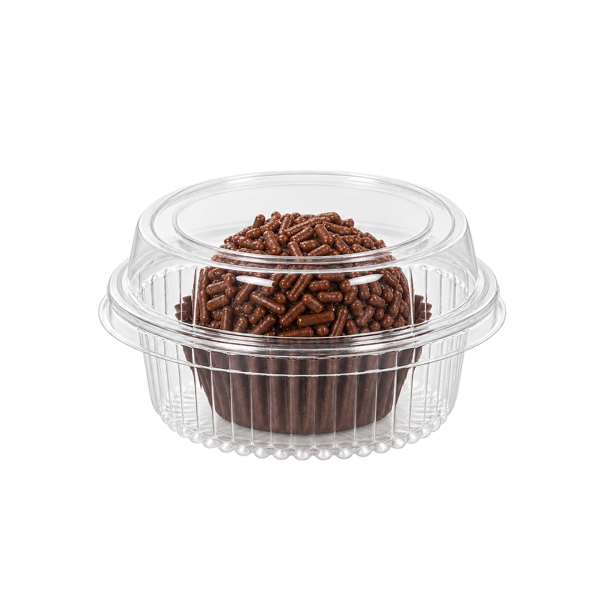 EMBALAGEM PET 1 DOCE REDONDO MINI G 645 - CX C/300