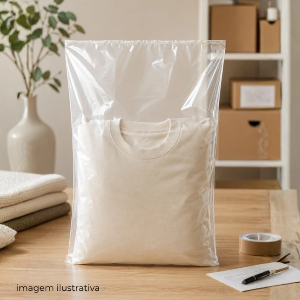 SACO PLASTICO BD CRISTAL 15X25X0,06 - PC C/1KG
