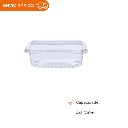 POTE 500ML C/TAMPA RET PP - KPR-500 - PC C/24