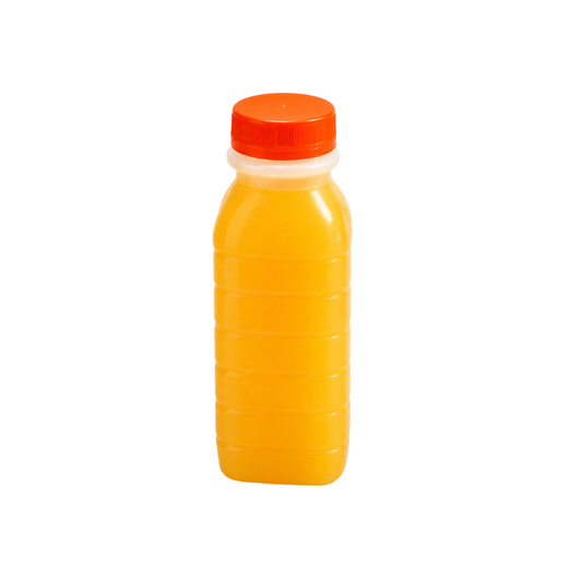 GARRAFA PLAST P/SUCO QUAD. C/TAMPA 500ML - FD C/100