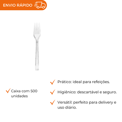 GARFO REFEICAO CRISTAL FORTE - GSC 541 - CX C/10X50