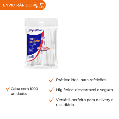 FACA REFEICAO CRISTAL LEVE - FSC 703.. - CX C/20X50