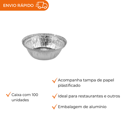 PRATO RED C/TAMPA MAQ Nº9 - 1050ML M190 - CX C/100
