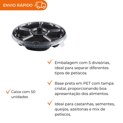 EMBALAGEM PETISQUEIRA C/5 DIV. - G 550 - CX C/50