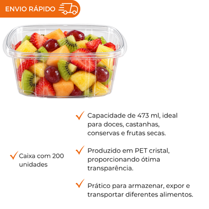 POTE 473ML RETAN.C/TP ARTICULADO - 16 OZ - CX C/200