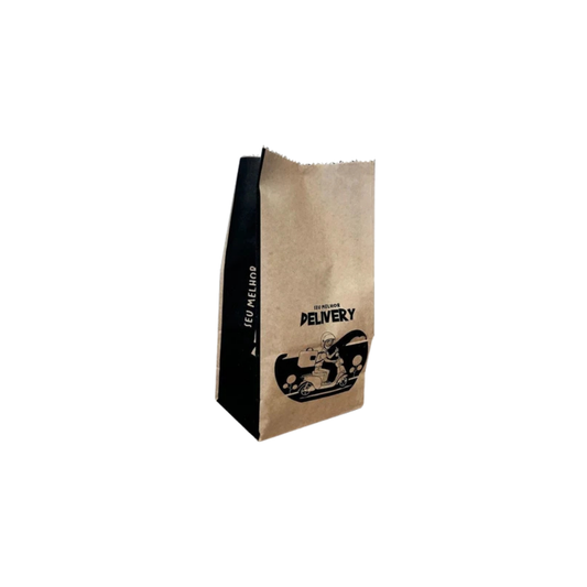 SACO PAPEL 7/5 KG KRAFT S.O.S. DELIVERY - PC C/100