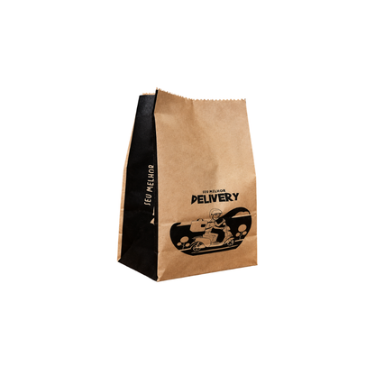 SACO PAPEL 15 KG KRAFT S.O.S. DELIVERY - PC C/100
