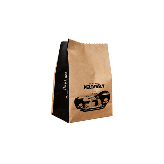 SACO PAPEL 15 KG KRAFT S.O.S. DELIVERY - PC C/100